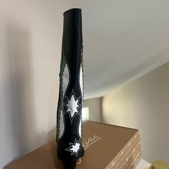 Zodiac Rowena Faux Leather‎ Wings Women's Multi Black Knee High Boot FS 9.5 - Picture 9 of 11